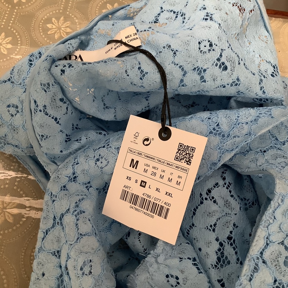 ZARA Guipure Lace Halter - Picture 5 of 6